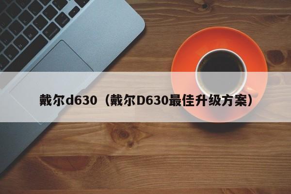 戴尔d630（戴尔D630最佳升级方案）
